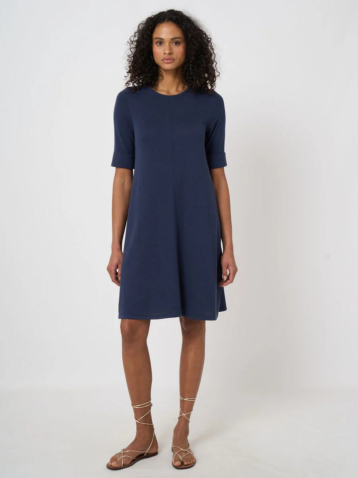 FINE-KNIT A-LINE DRESS (NIGHT) - REPEAT