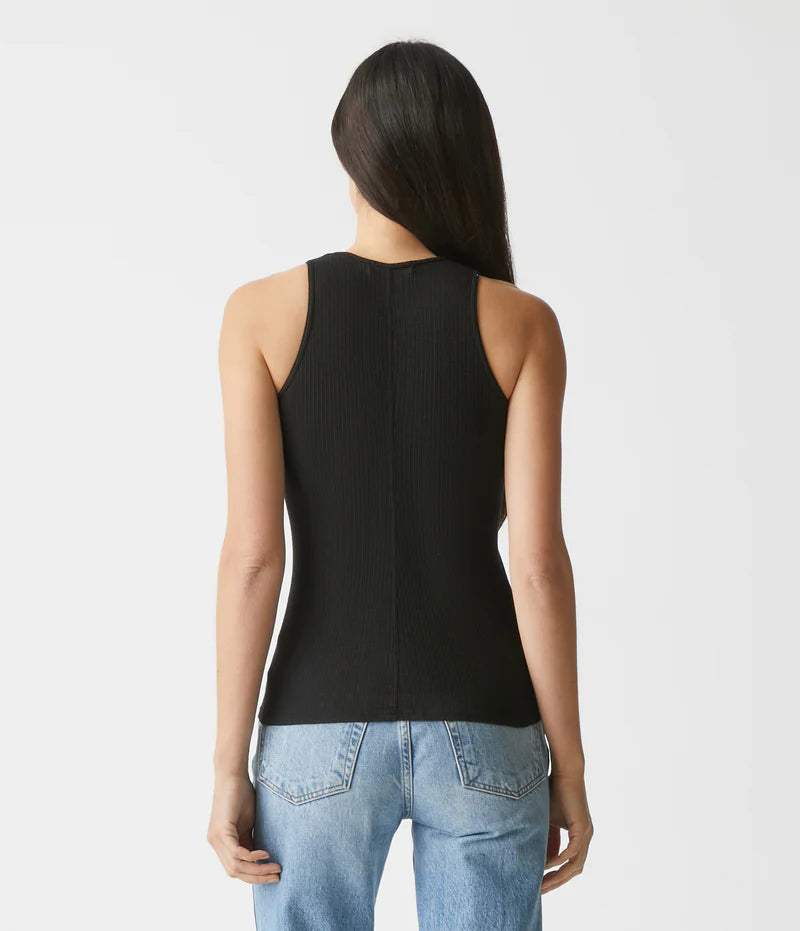 ALANA RACERBACK TANK (BLACK) - MICHAEL STARS