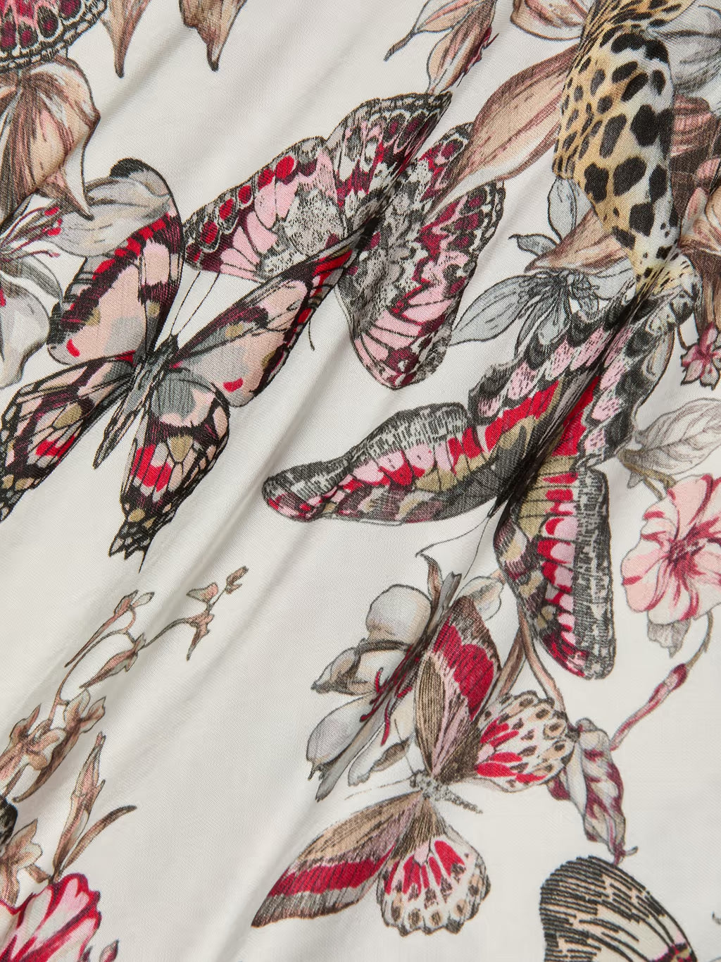THE EDDIE TANK (WHITE MULTI SMALL BUTTERFLY) - L'AGENCE