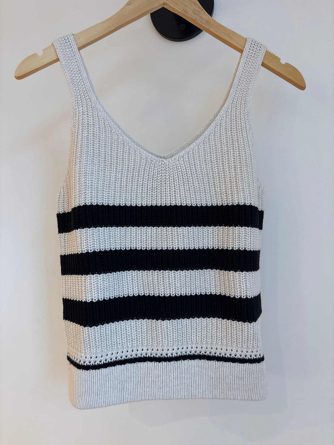 COTTON KNITTED TOP (IVORY) - REPEAT