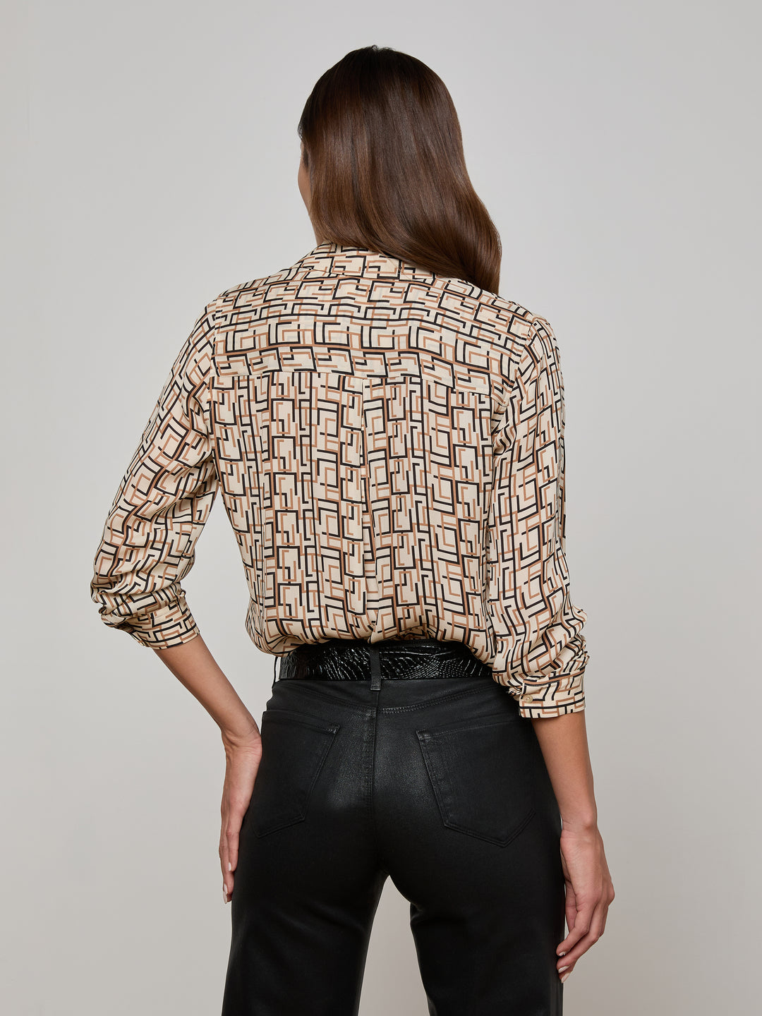 NINA LONG SLEEVE BLOUSE - L'AGENCE