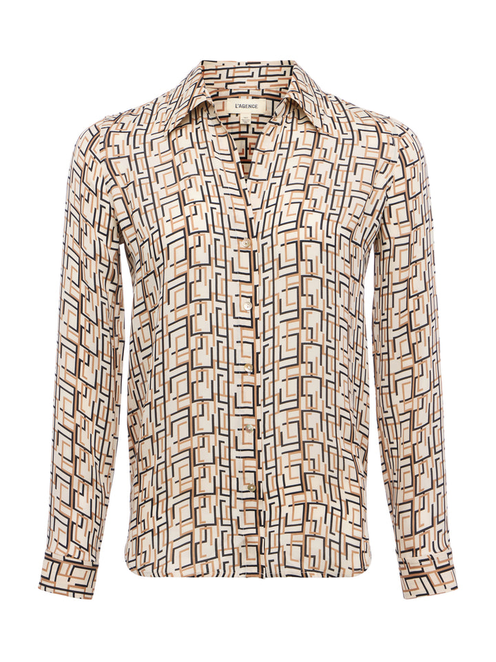 NINA LONG SLEEVE BLOUSE - L'AGENCE