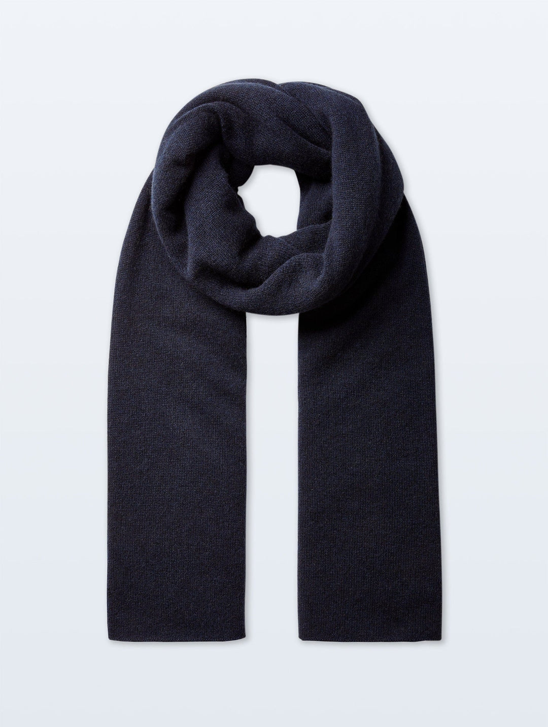 CASHMERE TRAVEL WRAP (DEEP NAVY) - WHITE + WARREN