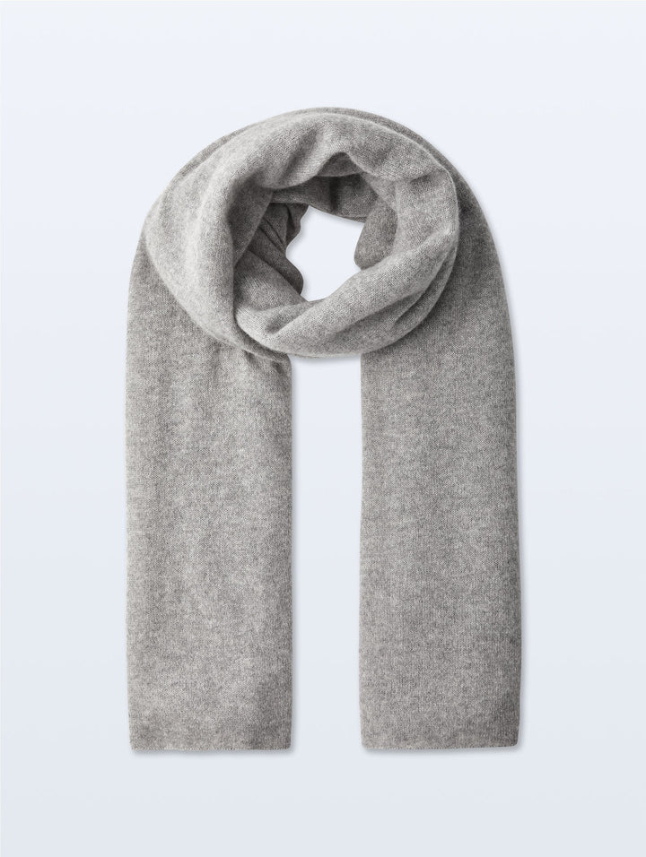 CASHMERE TRAVEL WRAP (GREY HEATHER) - WHITE + WARREN