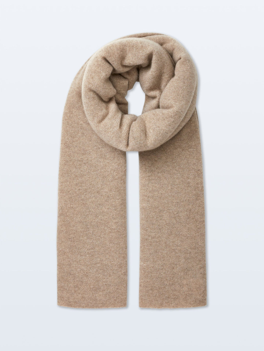 CASHMERE TRAVEL WRAP (SAND WISP HEATHER) - WHITE + WARREN