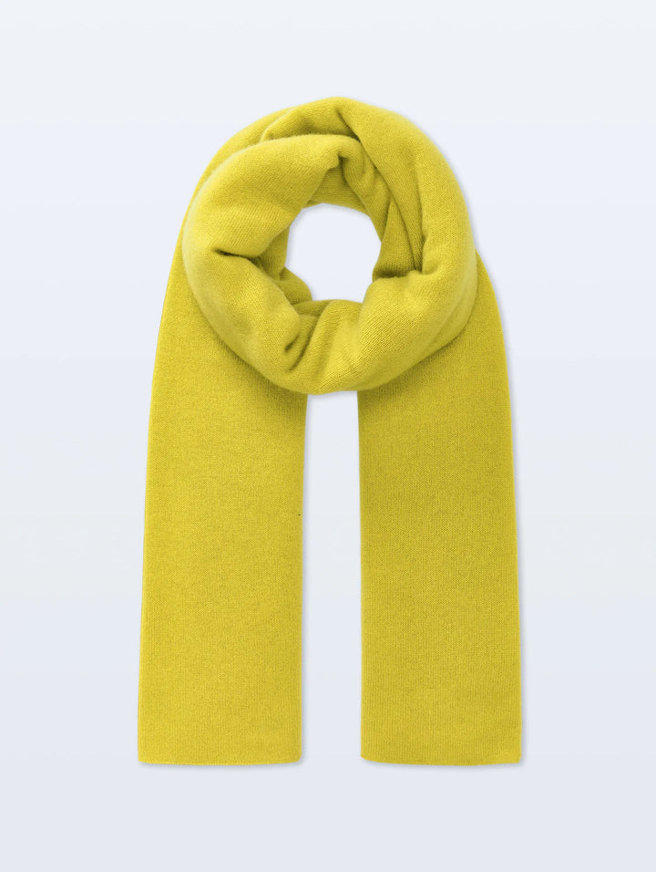 CASHMERE TRAVEL WRAP (CITRONELLE) - WHITE + WARREN