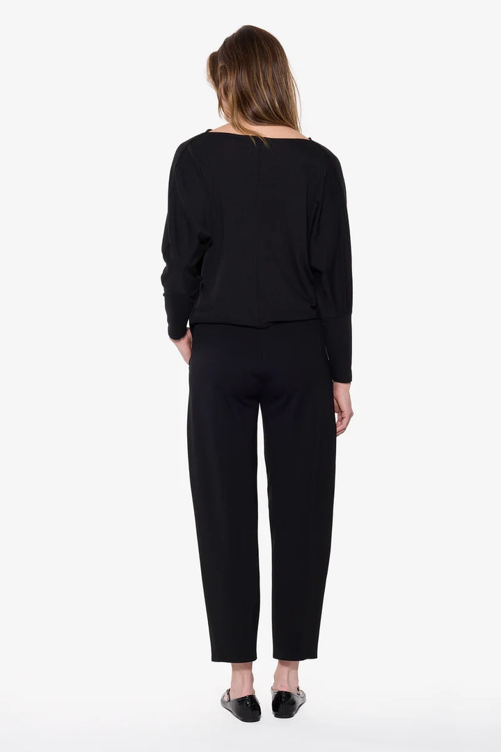 SLIP ON BARREL PANT (BLACK) - BRENDA BEDDOME