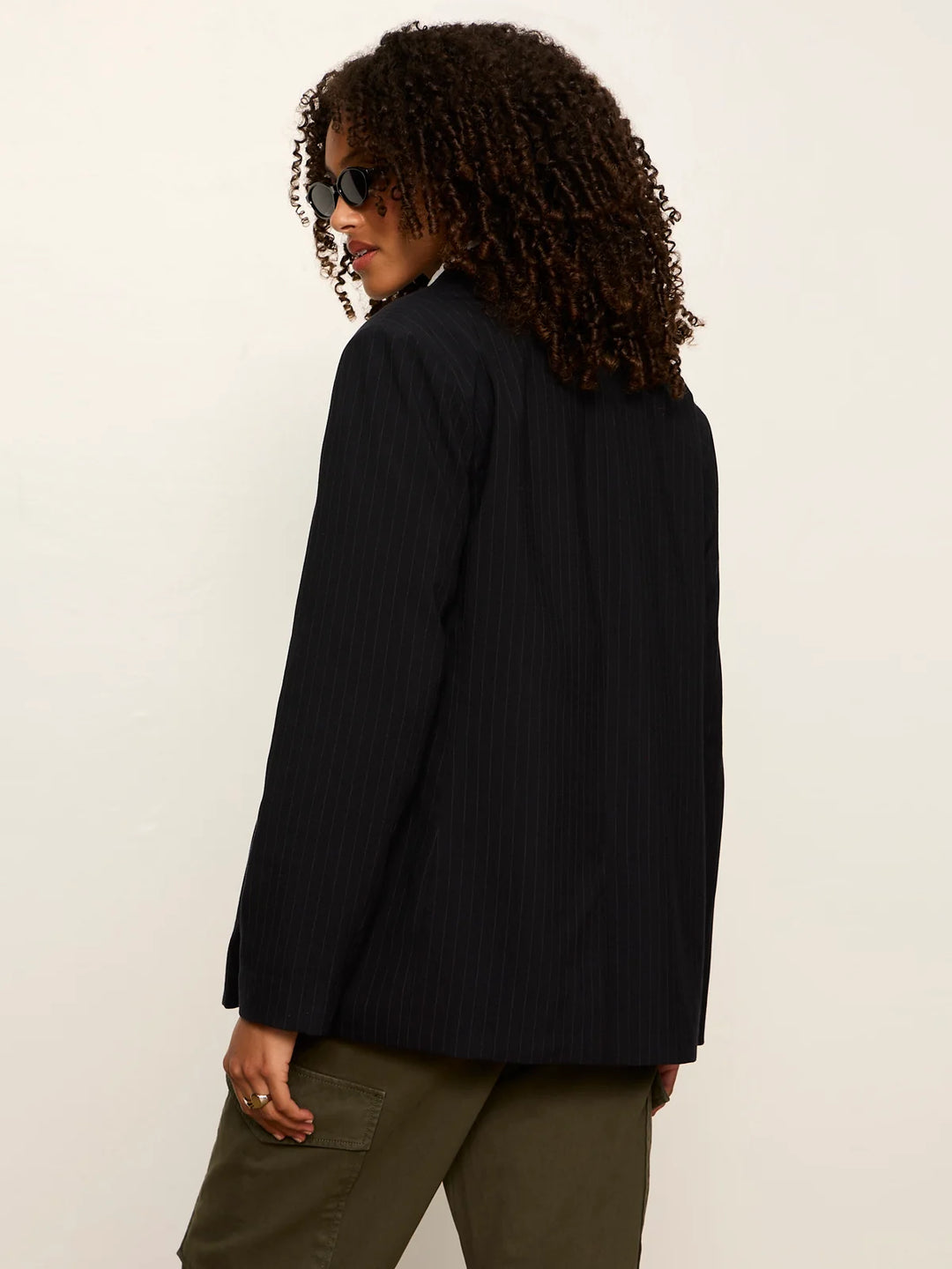 MACI BLAZER (NAVY PINSTRIPE) - SANCTUARY