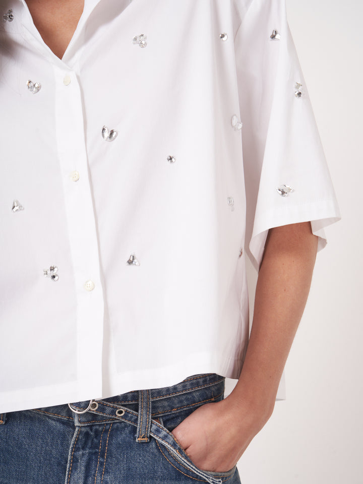WOVEN JEWEL BLOUSE - REPEAT