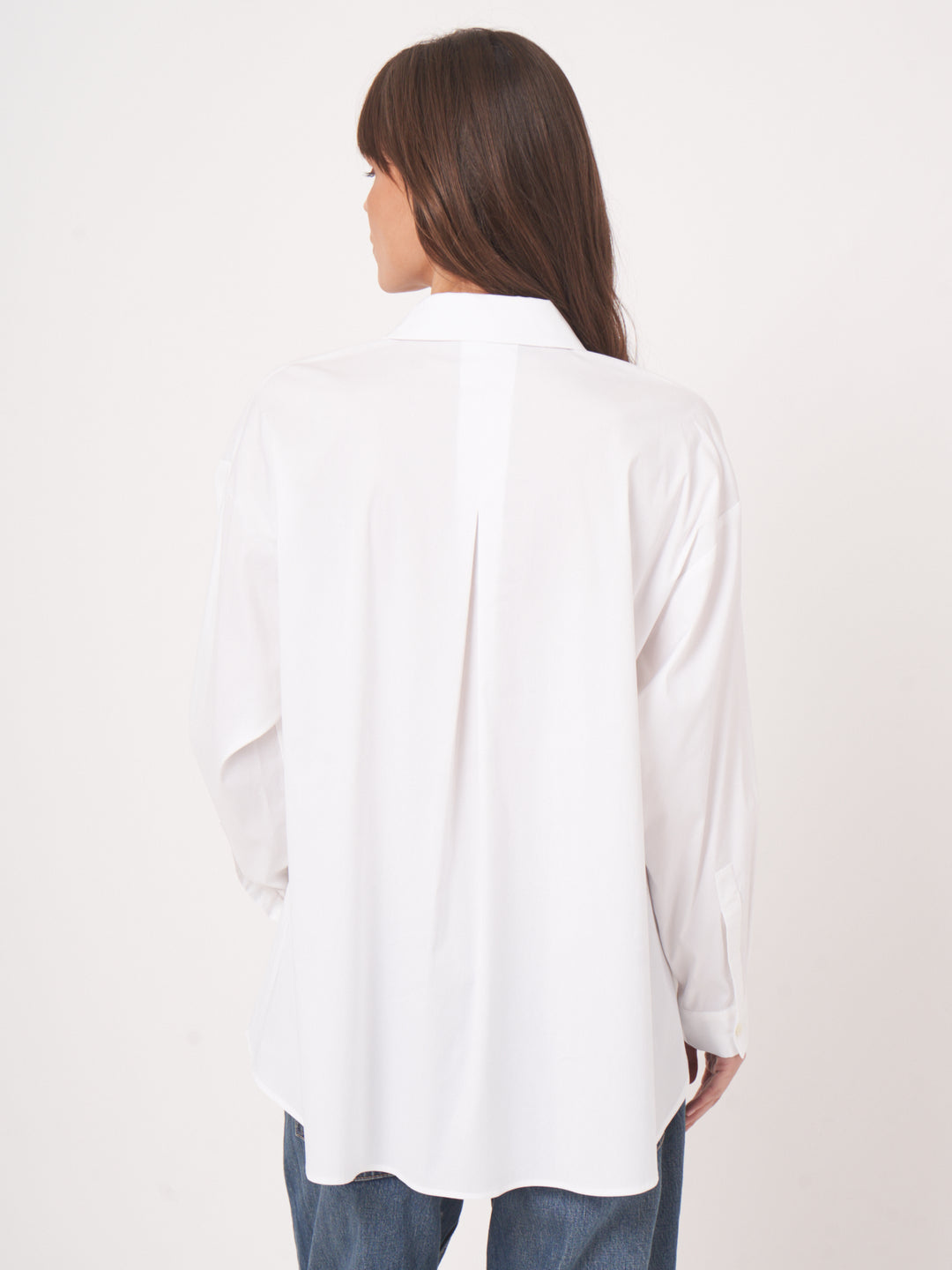 HI-LO WOVEN BLOUSE - REPEAT