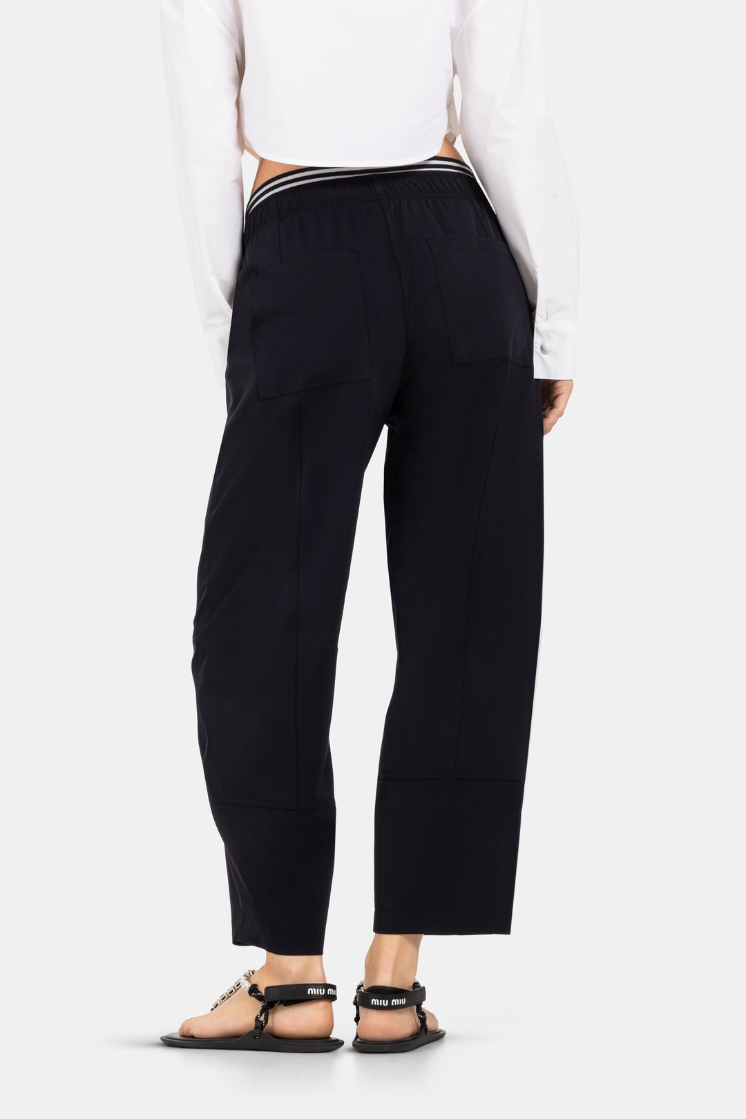 CAMERON WIDE LEG PANT (DARK NAVY) - CAMBIO