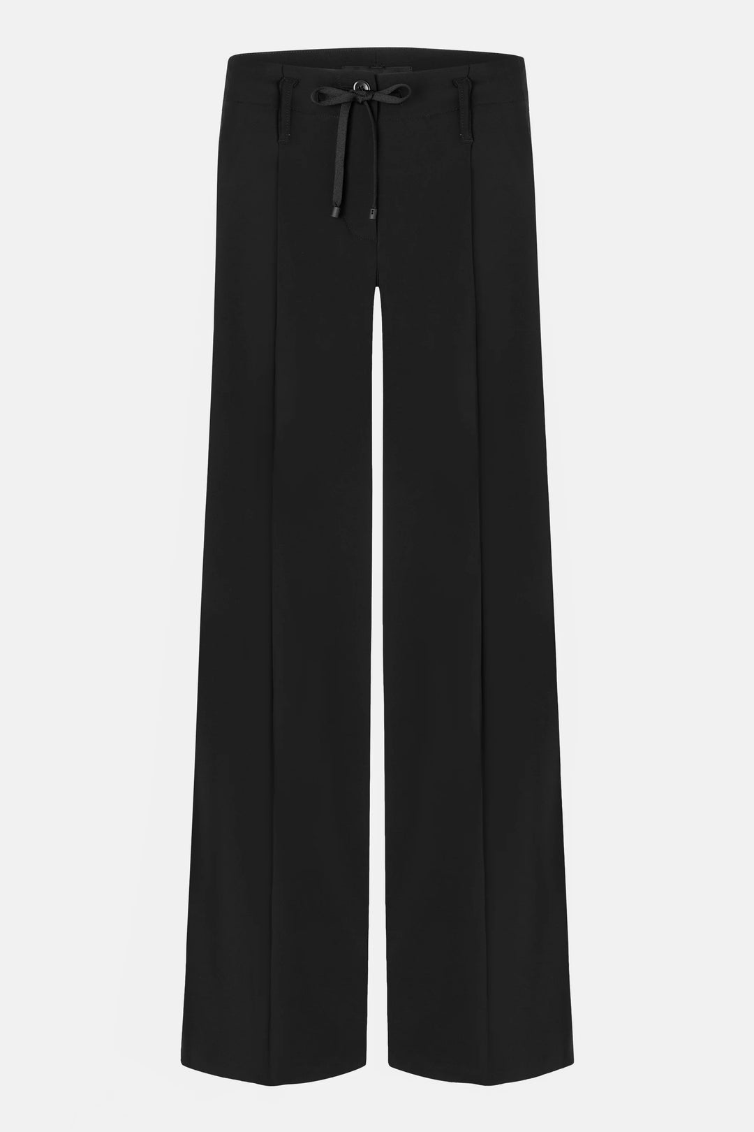 ADDISON WIDE LEG DRAWSTRING PANT (BLACK) - CAMBIO