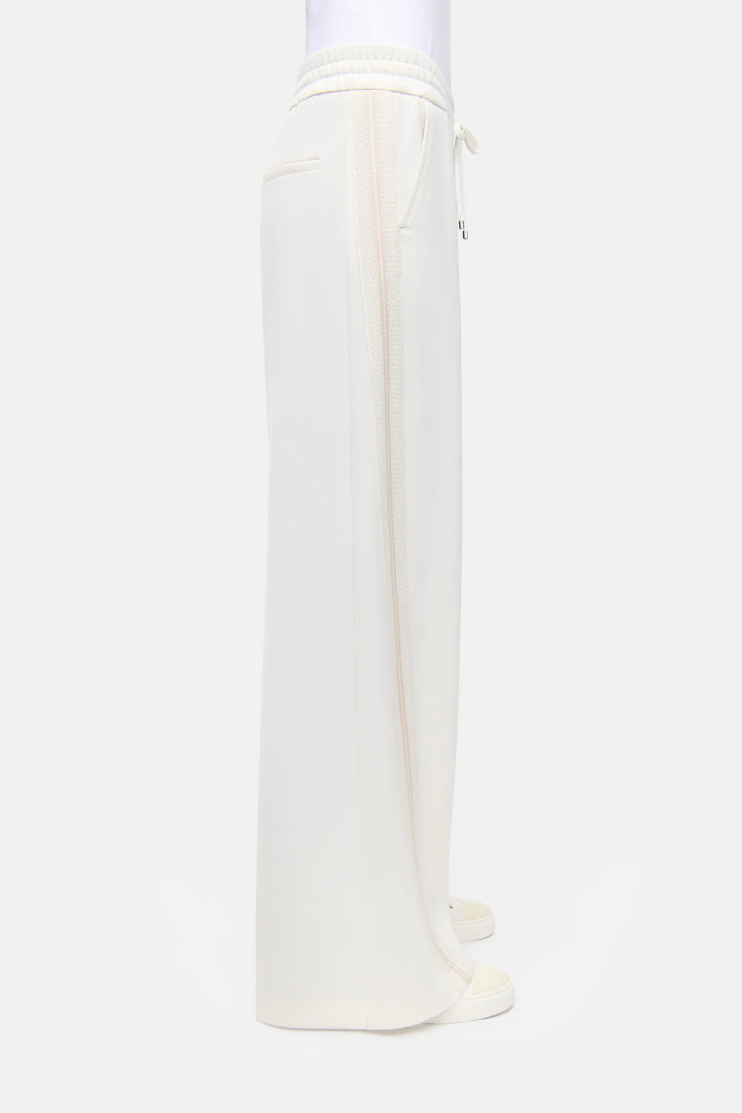 ANABELLE PANT WITH STRIPES (OFF WHITE) - CAMBIO