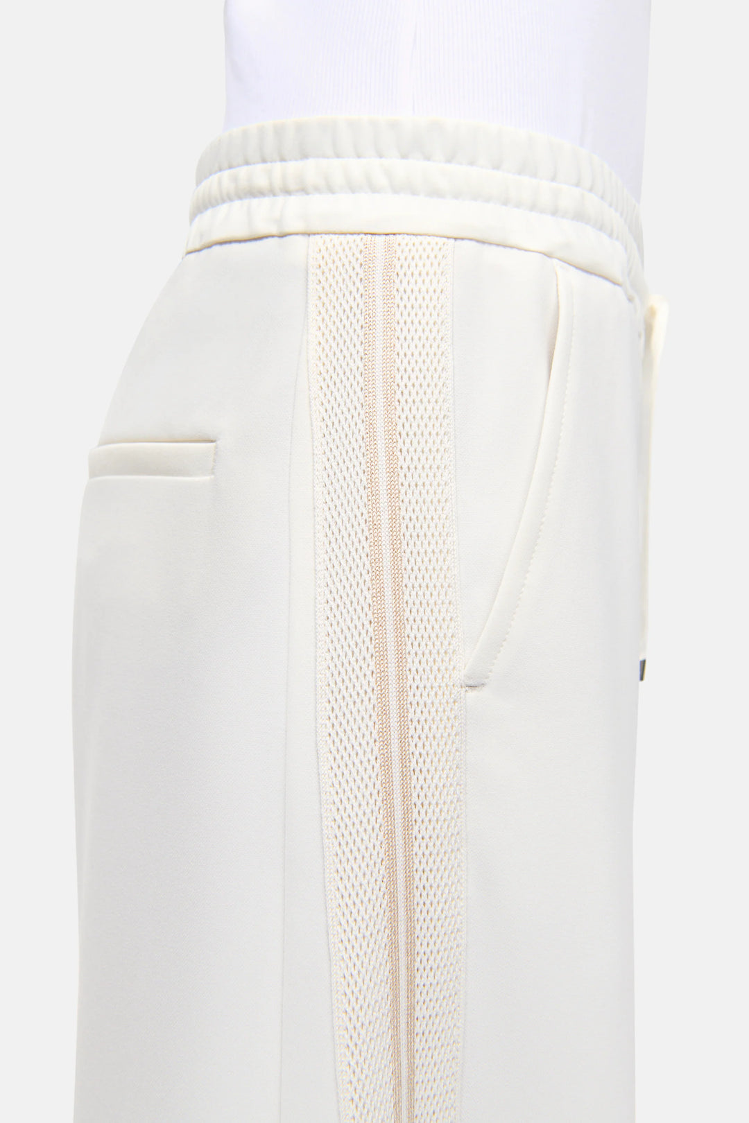 ANABELLE PANT WITH STRIPES (OFF WHITE) - CAMBIO