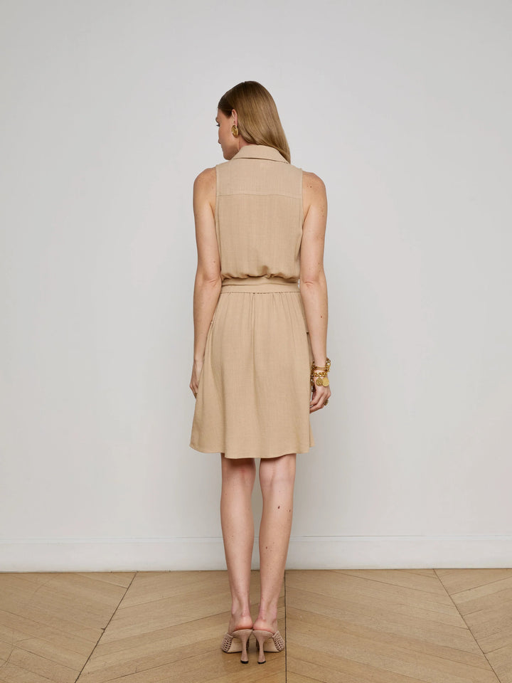 COSIMA MILITARY MINI DRESS - L'AGENCE