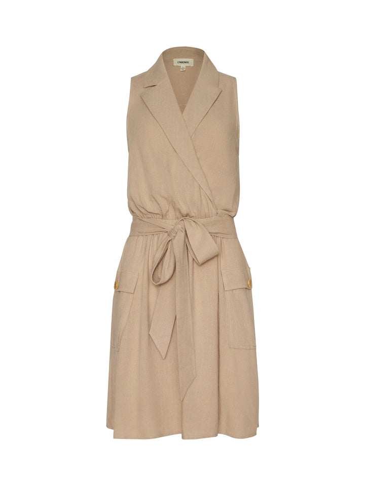 COSIMA MILITARY MINI DRESS - L'AGENCE