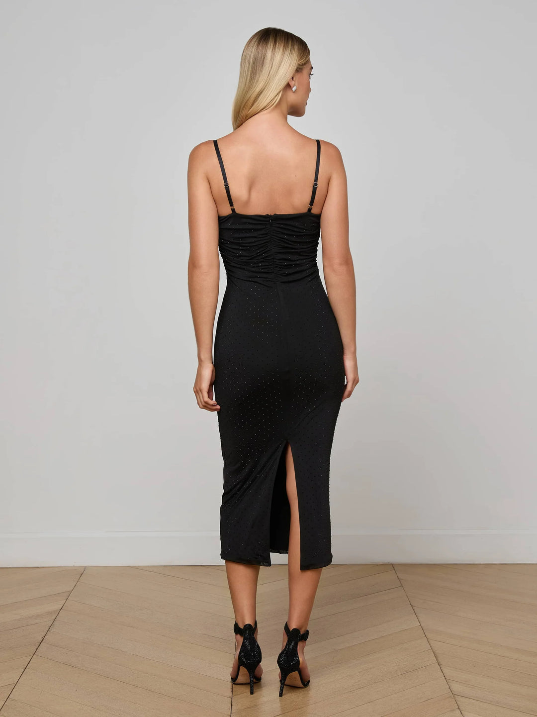 NARISSA SHIRRED DRESS - L'AGENCE