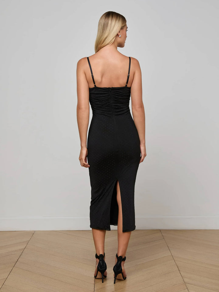 NARISSA SHIRRED DRESS - L'AGENCE