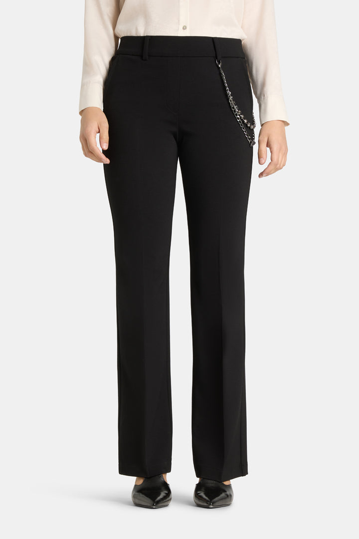 FRANCOISE PULL ON PANT WITH DETACHABLE CHAIN - CAMBIO