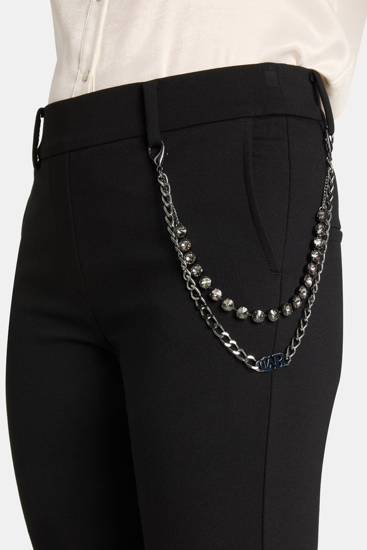 FRANCOISE PULL ON PANT WITH DETACHABLE CHAIN - CAMBIO