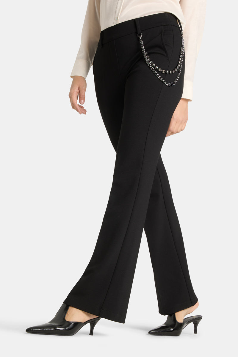 FRANCOISE PULL ON PANT WITH DETACHABLE CHAIN - CAMBIO