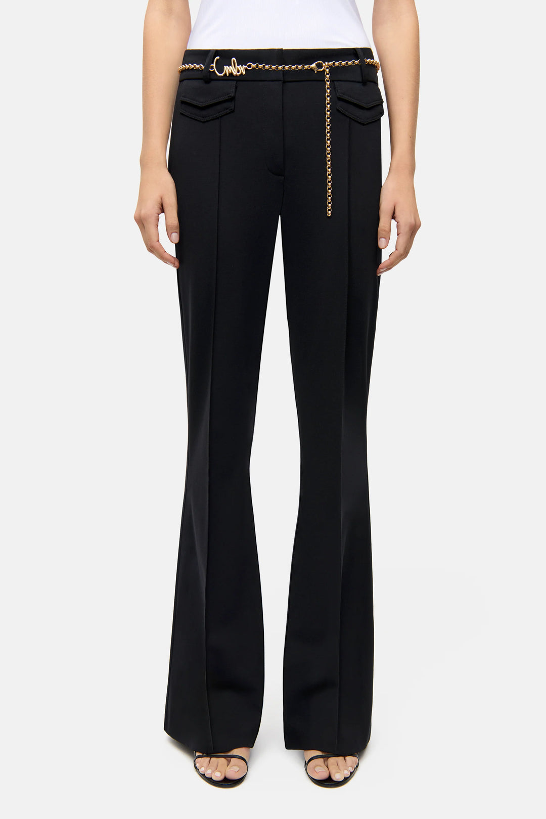 FAWN FLAP POCKET PANT WITH BELT - CAMBIO