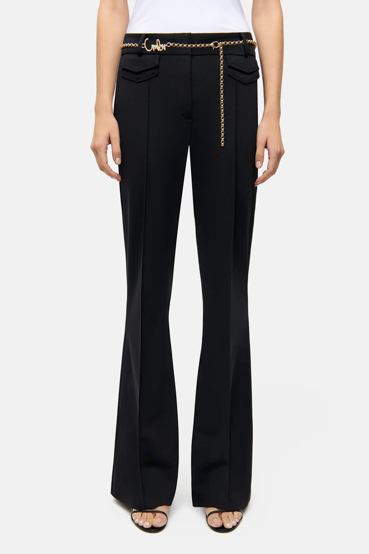 FAWN FLAP POCKET PANT WITH BELT - CAMBIO