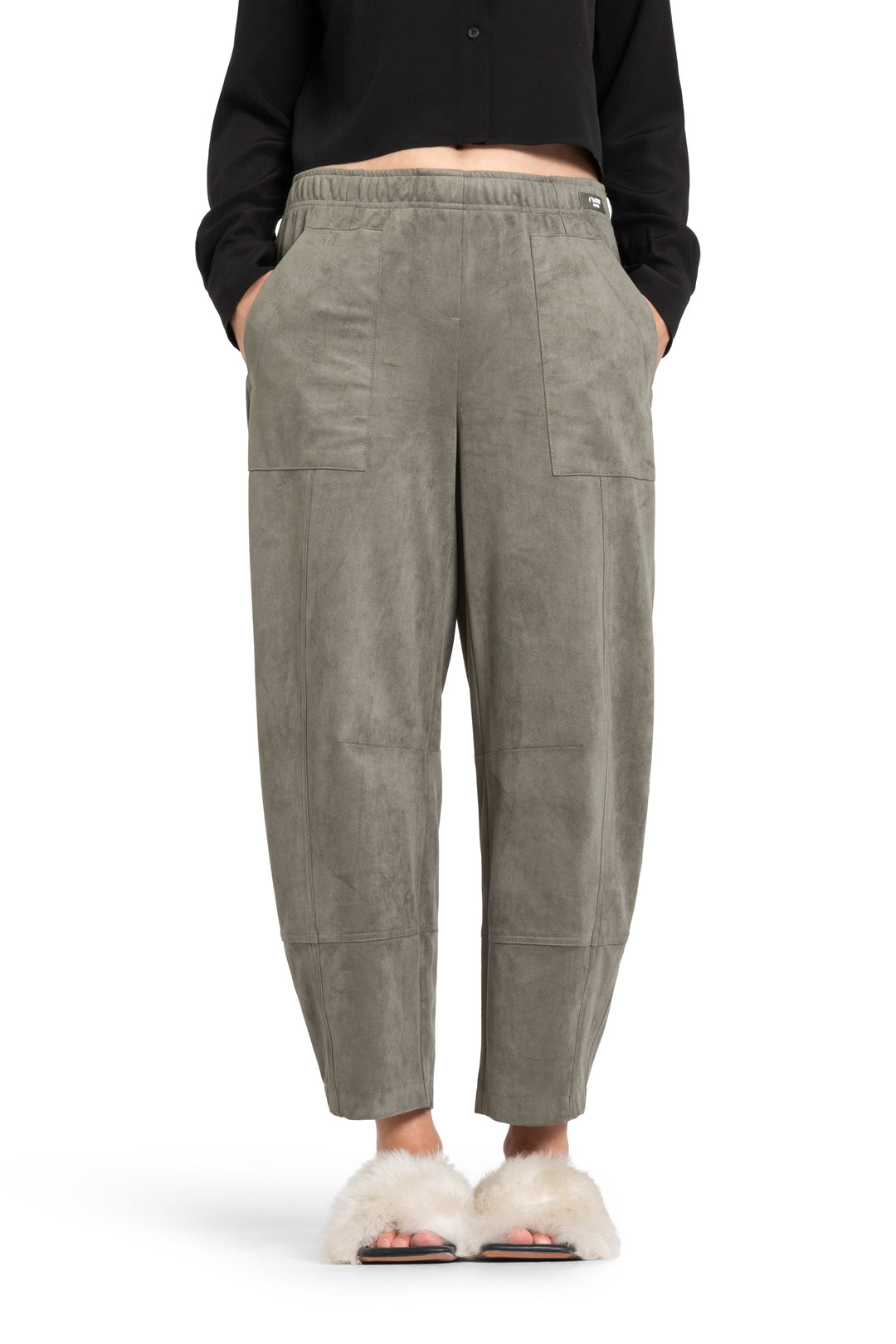 OPHELIA FAUX SUEDE PANT - CAMBIO