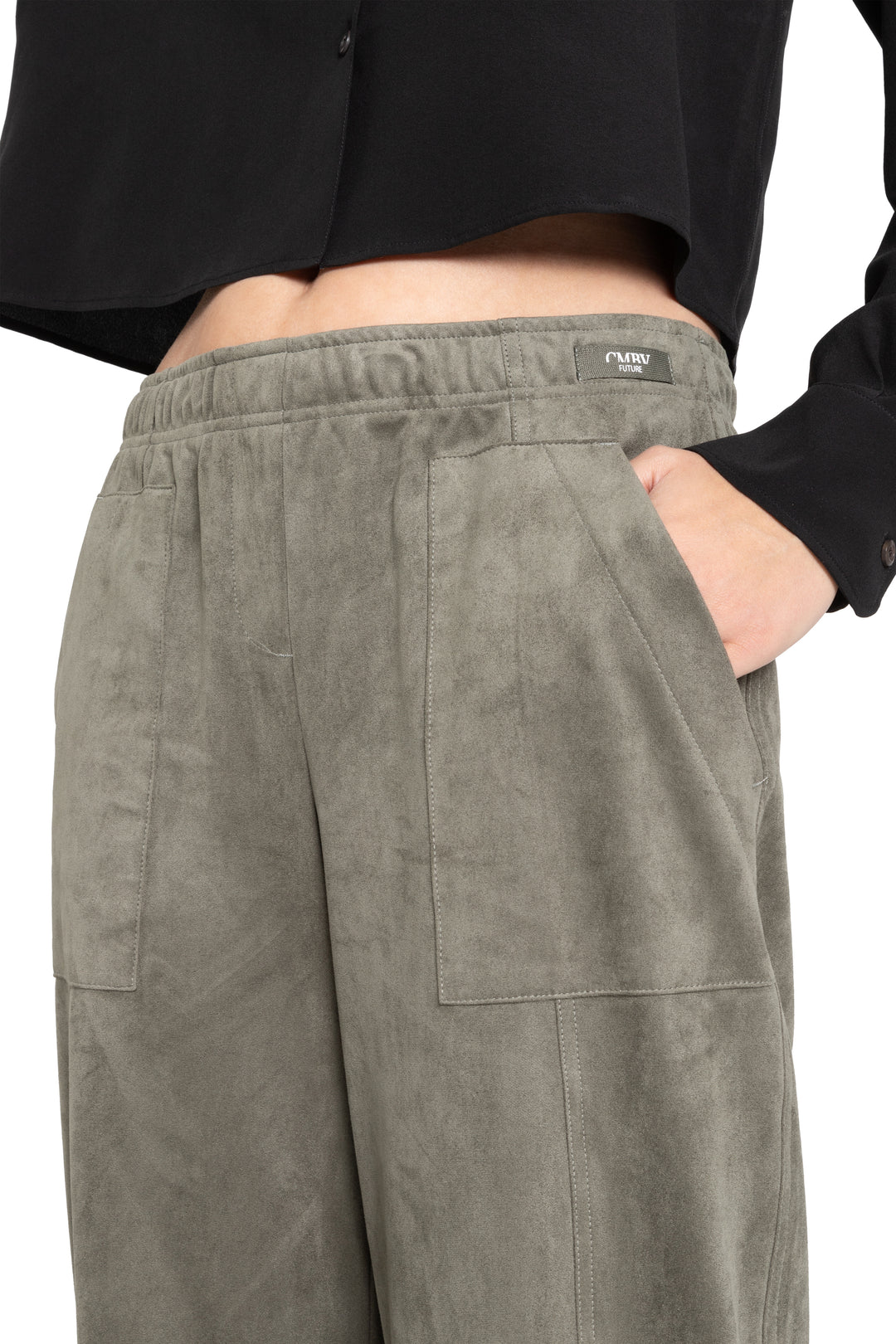 OPHELIA FAUX SUEDE PANT - CAMBIO