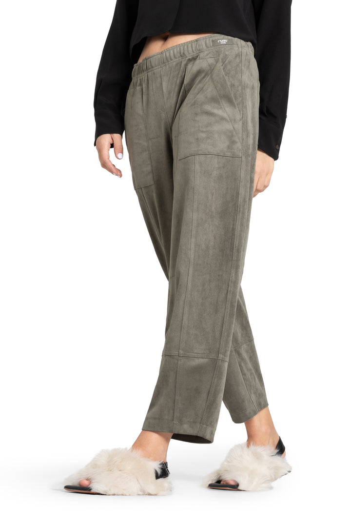 OPHELIA FAUX SUEDE PANT - CAMBIO