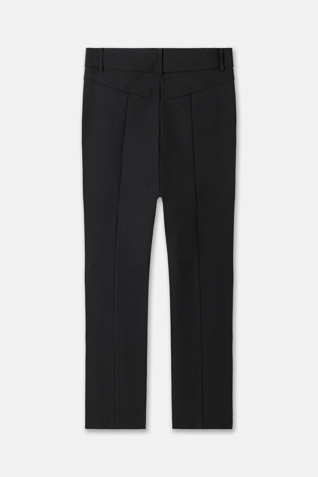 SARAH DOUBLE WOOL SUBSTITUE SLIM LEG (BLACK) - CAMBIO
