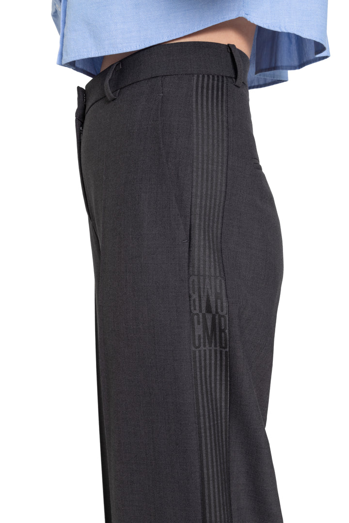 GLAM SLOUCH PANT WITH SIDE STRIPE - CAMBIO