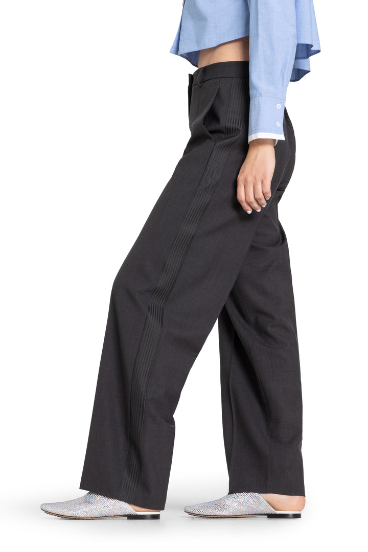 GLAM SLOUCH PANT WITH SIDE STRIPE - CAMBIO