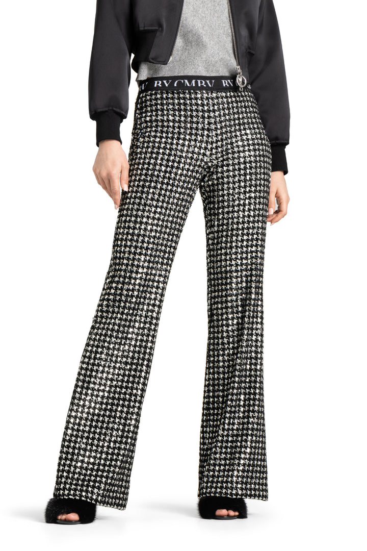 FRANCIS SEQUIN HOUNDSTOOTH PANT - CAMBIO