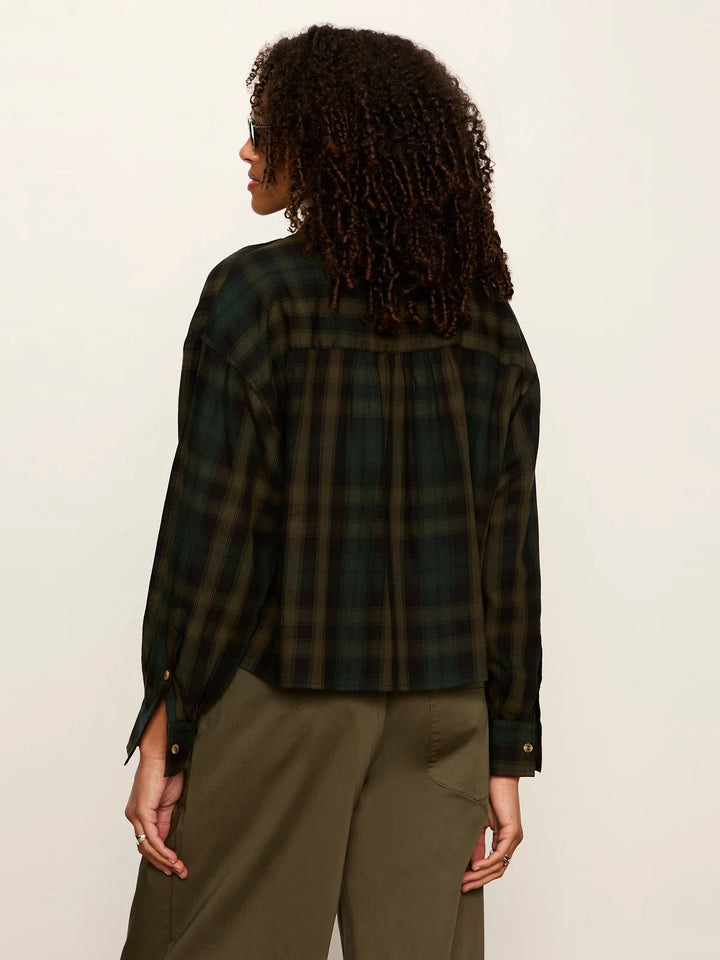 THE AUTUMN EDIT FLANNEL (FOREST PLAID) - SANCTUARY