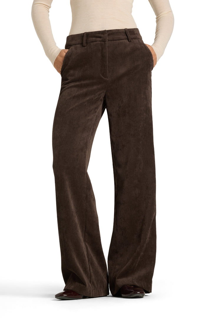 AMELIE WIDE LEG PANT (DARK EBONY) - CAMBIO