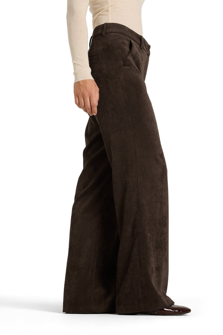 AMELIE WIDE LEG PANT (DARK EBONY) - CAMBIO
