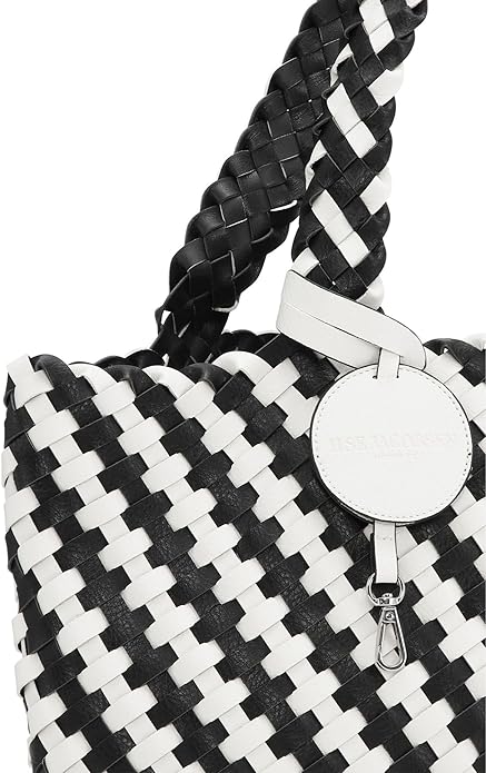 PRINTED TOTE BAG (WHITE/SUGAR/BLACK) - ILSE JACOBSEN