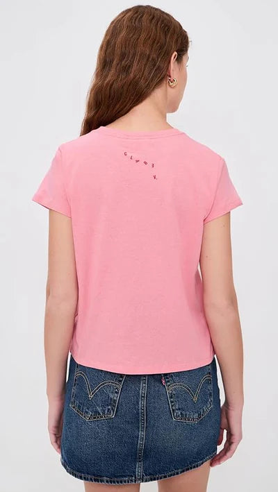 CLASSIC TEE BLOCK CIAO (PETAL) - CLARE V.