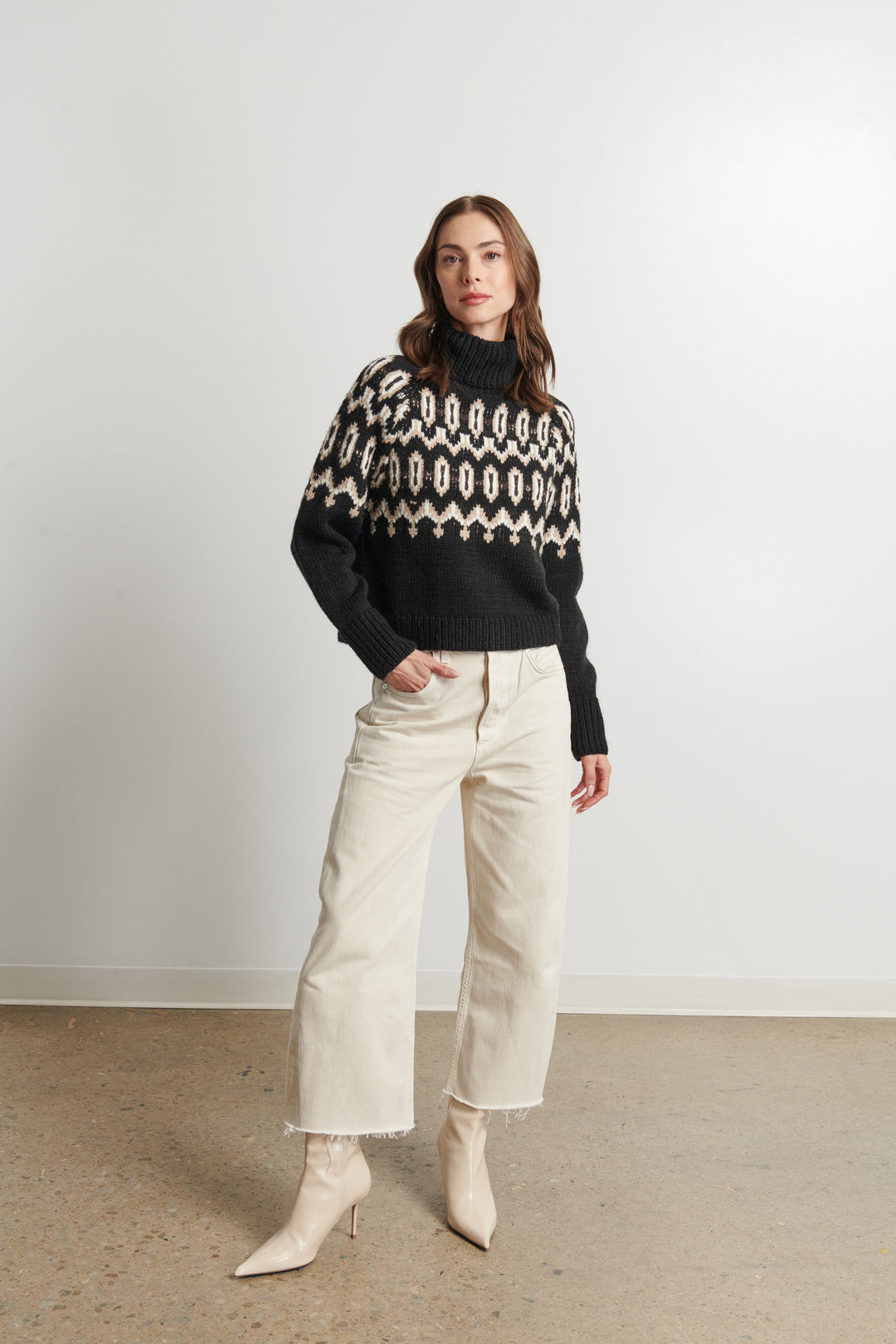 RUTHIE DIAMOND SWEATER - LINE