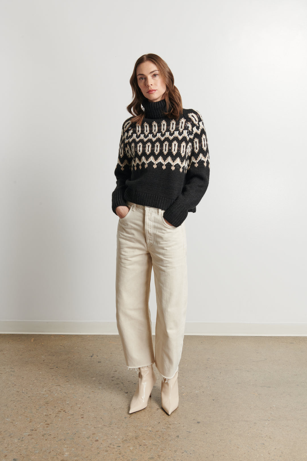 RUTHIE DIAMOND SWEATER - LINE