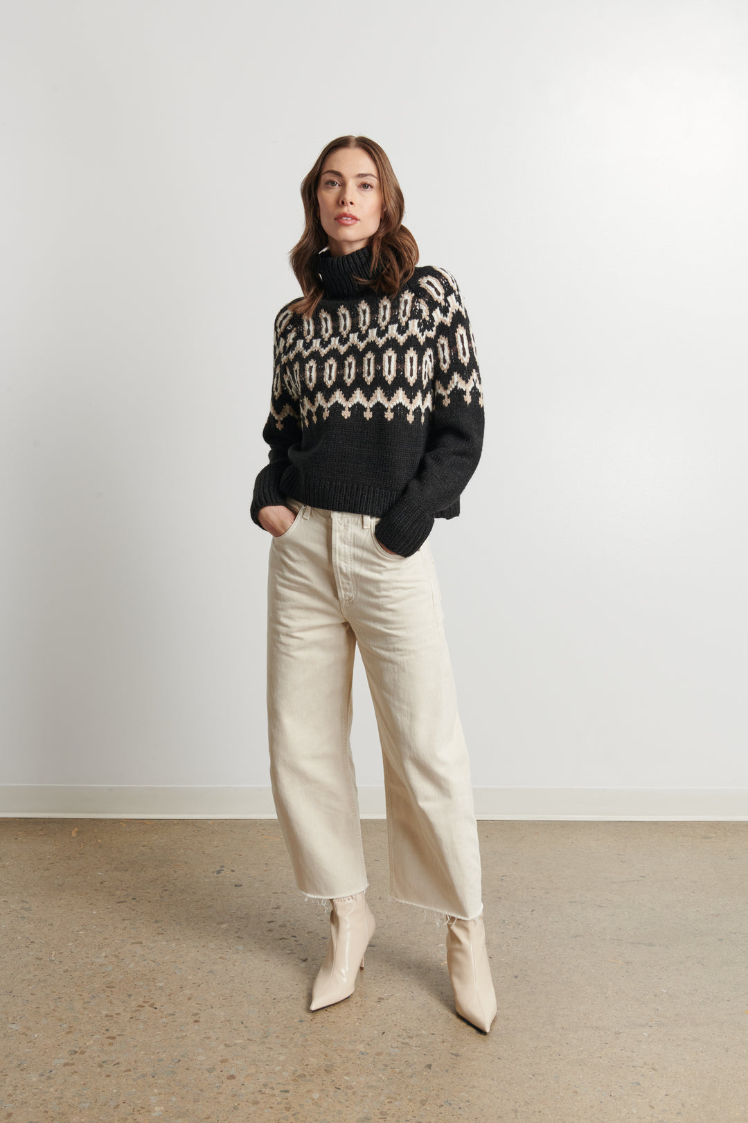 RUTHIE DIAMOND SWEATER - LINE