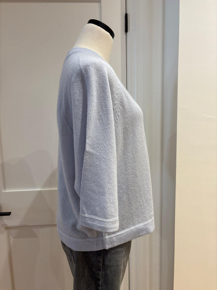 OVERSIZED ELBOW SLEEVE TEE - AUTUMN CASHMERE