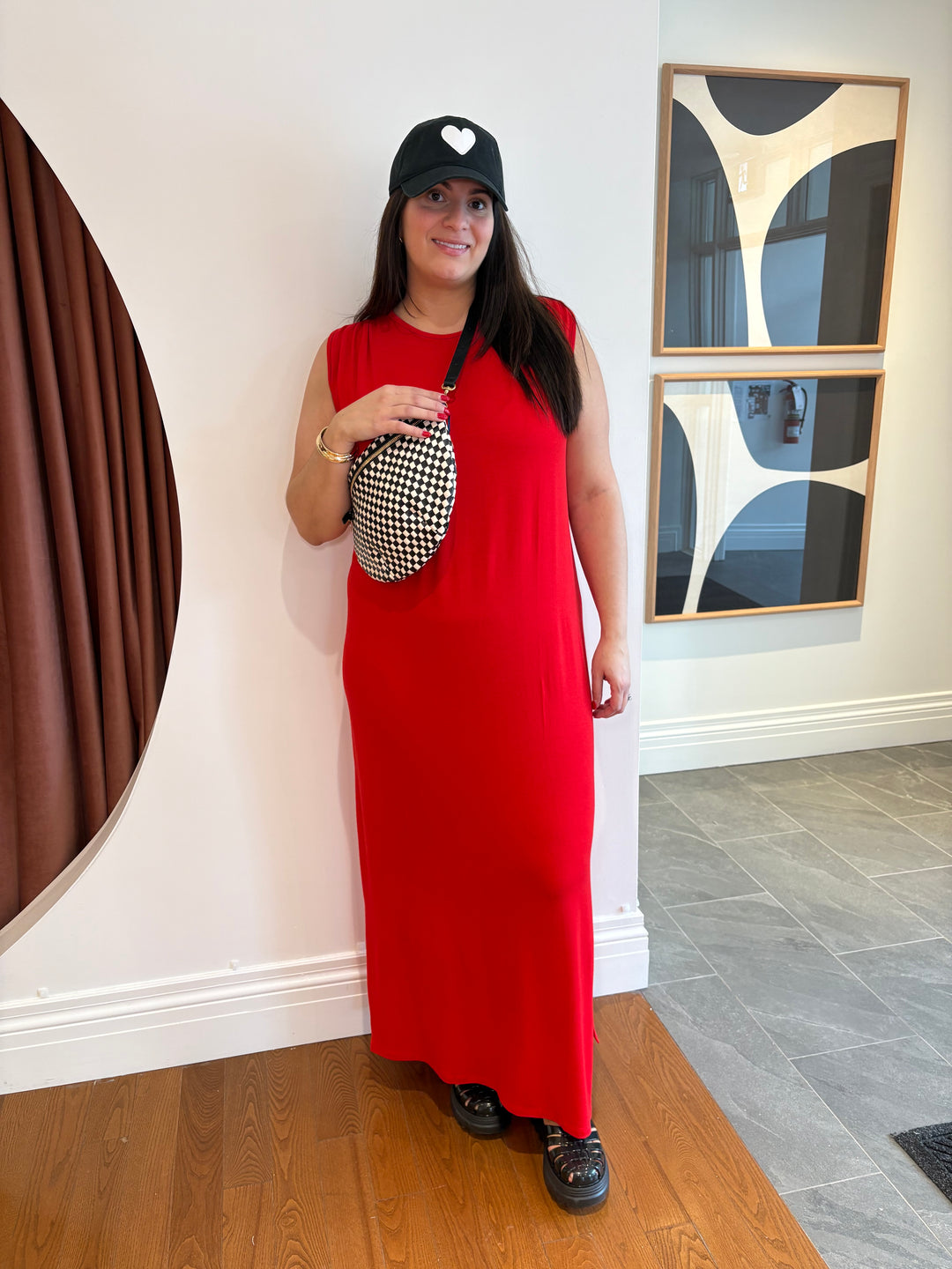 LIO DRESS (VERMILLON) - HUMILITY