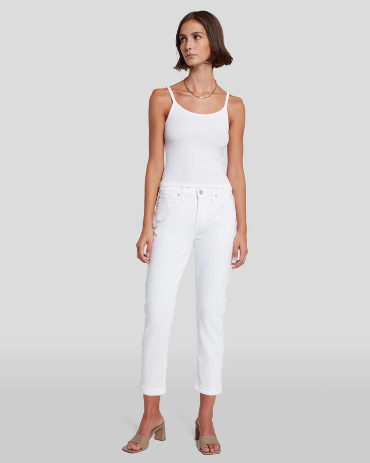 JOSEFINA GIRLFRIEND JEAN (WHITE BROKEN TWILL) - 7 FOR ALL MANKIND