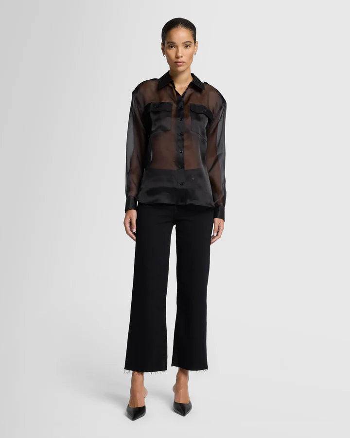 CROPPED ALEXA (BLACK) - 7 FOR ALL MANKIND