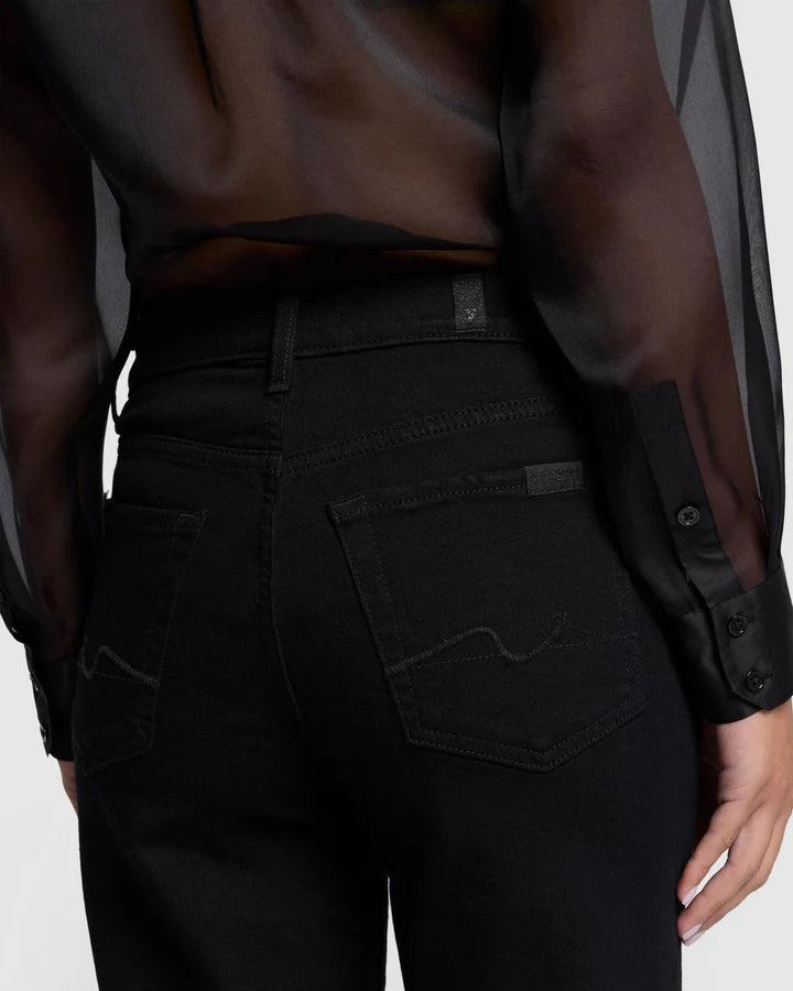 CROPPED ALEXA (BLACK) - 7 FOR ALL MANKIND