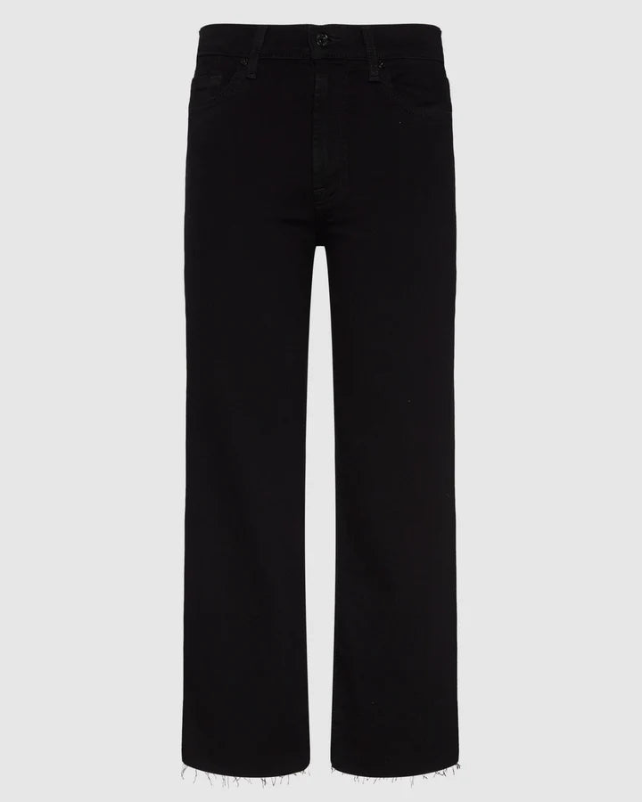 CROPPED ALEXA (BLACK) - 7 FOR ALL MANKIND