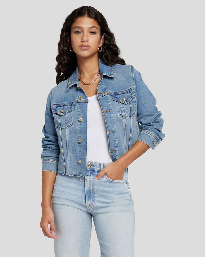 CLASSIC TRUCKER JACKET - 7 FOR ALL MANKIND