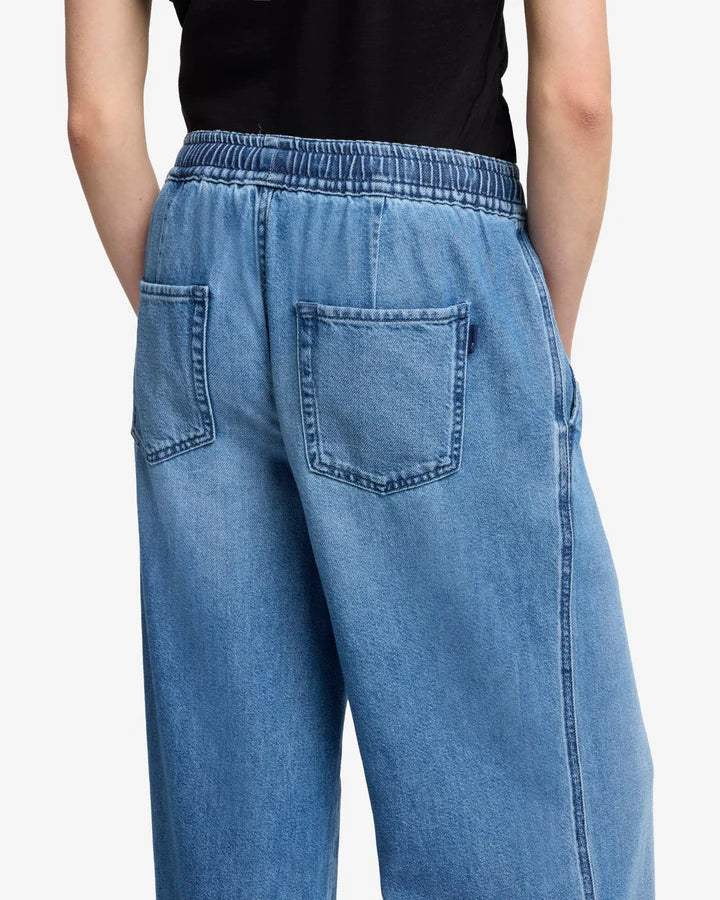 PULL-ON WIDE LEG (BLUE DENIM) - 7 FOR ALL MANKIND